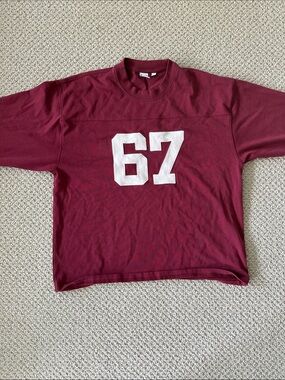 Burgundy TNA Cotton Longsleeve